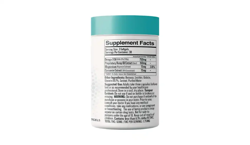 Mode + Method HRV+ ingredients